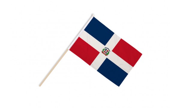 Dominican Republic Hand Flags